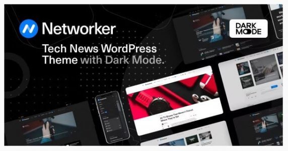 Networker - Tech News WordPress Theme with Dark Mode