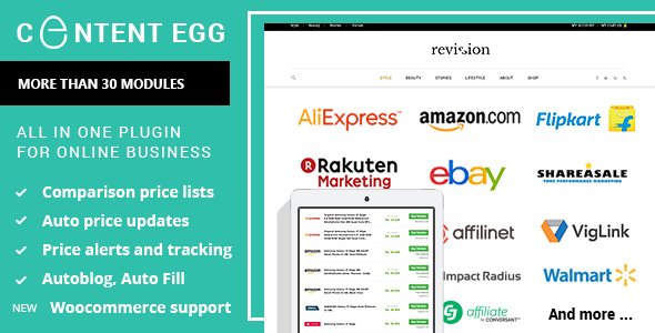 Content Egg - all in one plugin for Affiliate, Price Comparison, Deal sites