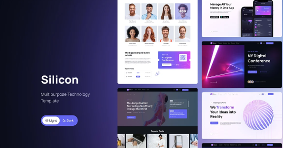Silicon – Business / Technology Template + UI Kit
