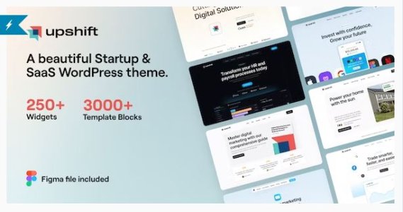 Upshift - Startup & SaaS WordPress Theme