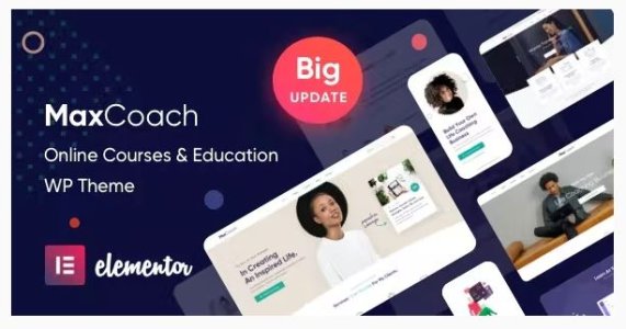 MaxCoach - Online Courses, Personal Coaching & Education WP Theme