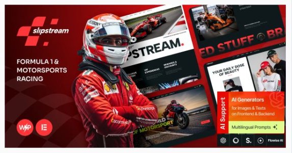 Formula 1 & Motorsports Racing WordPress Theme
