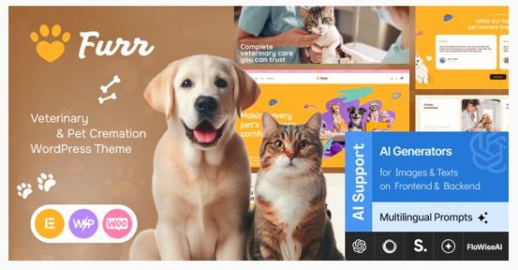 Veterinary & Pet Shop WordPress Theme
